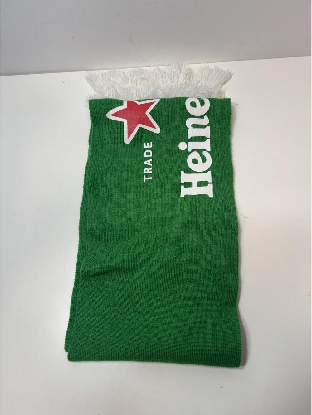 Green & Yellow Heineken Scarf w/ White - Picture 3 of 5